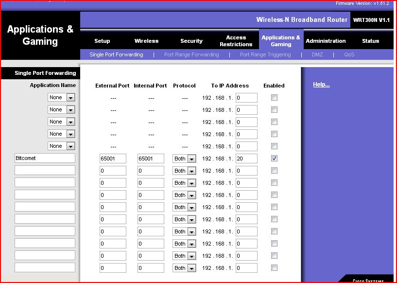 Single Port forward.JPG